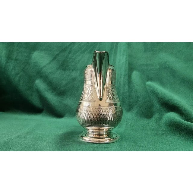 Metal Silver Cream Can by Theodor Dörr, 1800s For Sale - Image 7 of 14