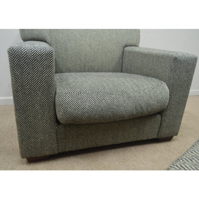 20th Century Ralph Lauren Modern Chair W/ Ottoman For Sale In Philadelphia - Image 6 of 12