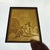 Charming vintage ceramic lithophane plaque featuring a beautifully detailed sepia-toned scene of a young child in a hat...