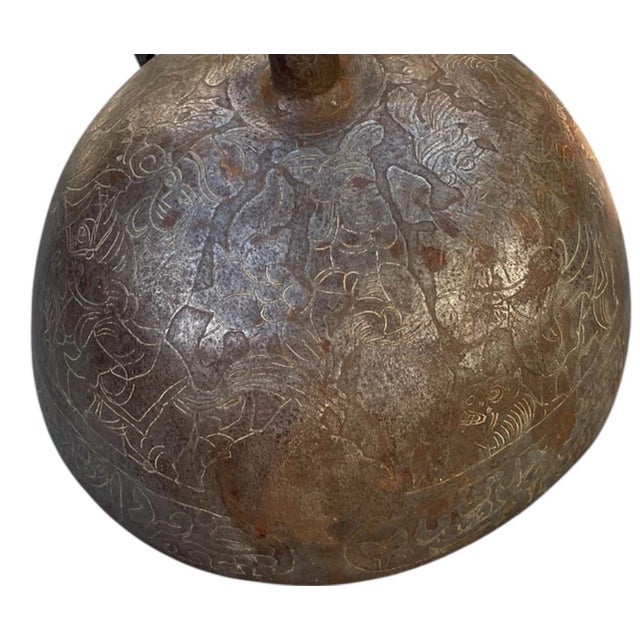 19th Century 19th Century Kulah Khud Helmet With Central Spike & Plume Holders For Sale - Image 5 of 7