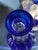 Vintage Set of 9 Horst Belda Germany Sapphire Cut-to-Clear Wine Hocks With Matching Decanter - 10 pcs For Sale - Image 10 of 12