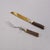 Rustic European Vintage Stainless Steel and Horn Cutlery Serving Set, Wingen 1960s For Sale - Image 3 of 6