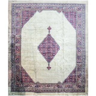 Antique Turkish Serab Carpet, 12' X 14' For Sale
