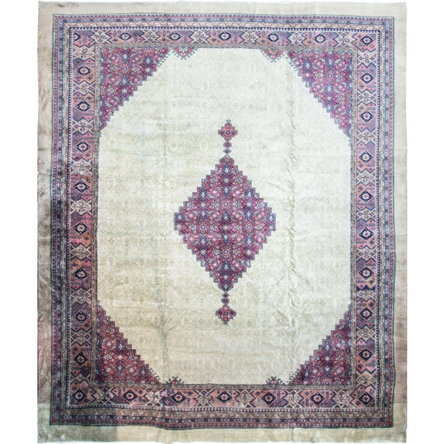 Antique Turkish Serab Rug - 12‚Ä? ?ó 14‚Ä? For Sale