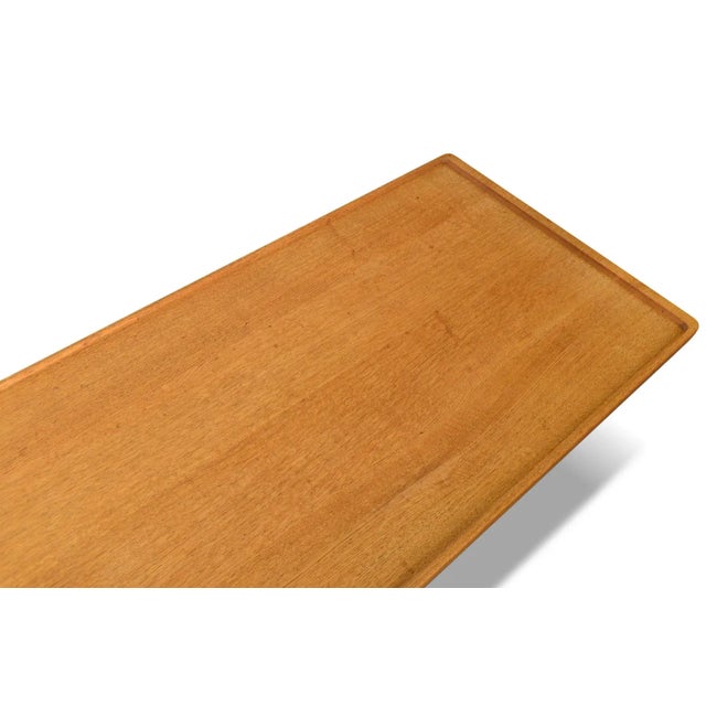 Wood 1960s Solid Oak Coffee Table by Hans Wegner for Johannes Hansen For Sale - Image 7 of 8