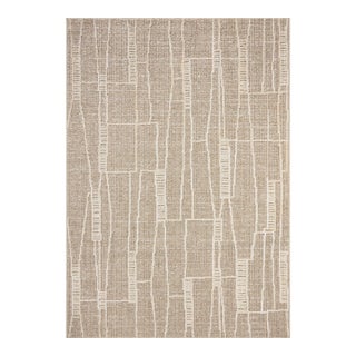 Amber Lewis x Loloi Bexley Rug in Mushroom / Natural 11'-6" x 15' Area Rug For Sale