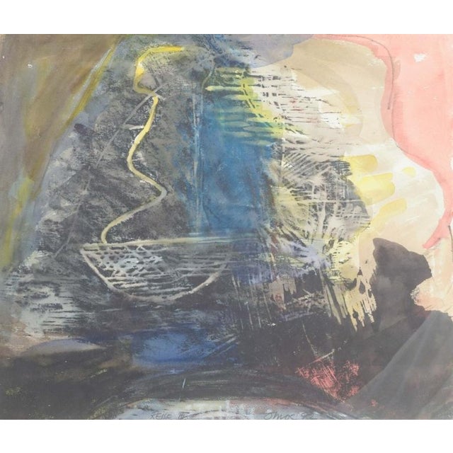 Paper Odd Moe, Norwegian Artist, Rejse III, Mixed Media on Paper, 1992 For Sale - Image 7 of 7