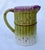 This is a vintage Albert Kessler & Co. ceramic pitcher shaped like a bunch of asparagus. Hand painted with green and...