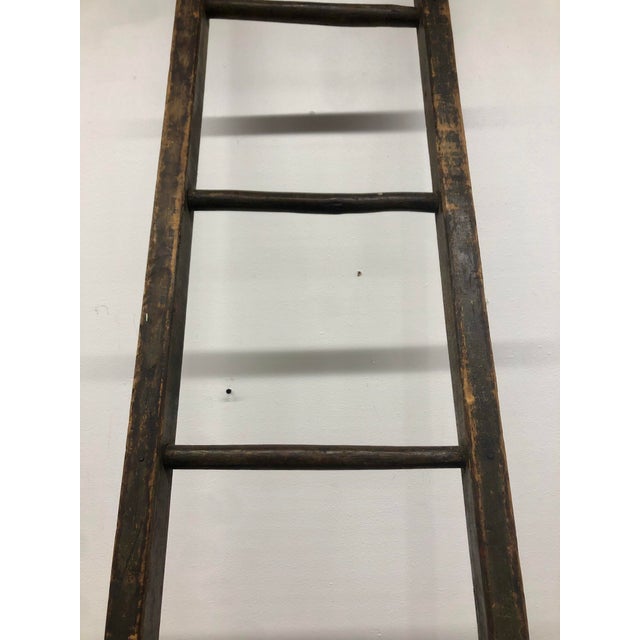 Late 19th Century Antique Rustic French Farm Ladder For Sale - Image 5 of 10