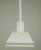 Industrial Late 20th Century Restored White Enameled Steel Industrial Pendant Light For Sale - Image 3 of 10