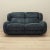 Vintage Italian Navy Blue Velour Sofa, 1970s For Sale - Image 15 of 15