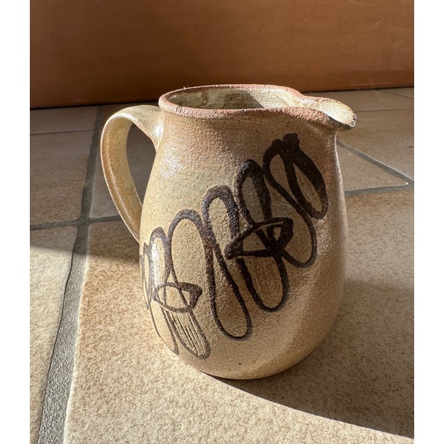 Modernist Studio Ceramic Art Jug Vase from Helma Klett, Germany, 1950s For Sale - Image 13 of 15