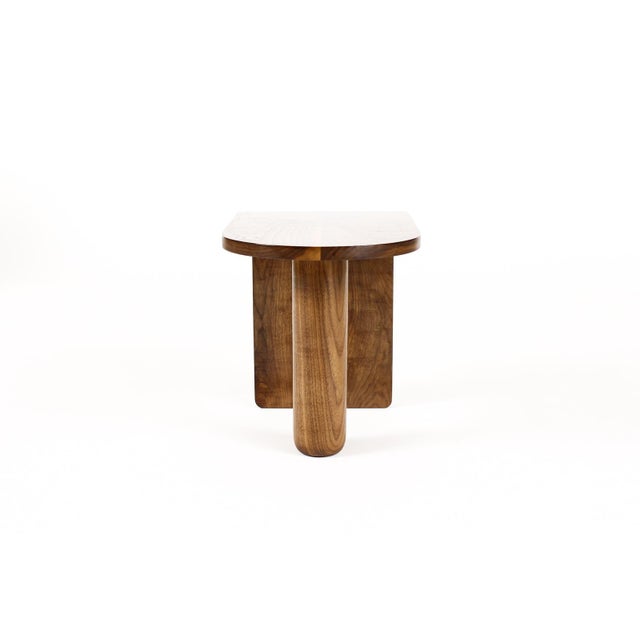 Not Yet Made - Made To Order Custom Modernist Rectangular Side End Table — Ventana — Walnut + White Oak For Sale - Image 5 of 8