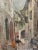 Oil on panel, interior scene, 20th century, Nalin Refined painting depicting a village interior scene with figures, signed...