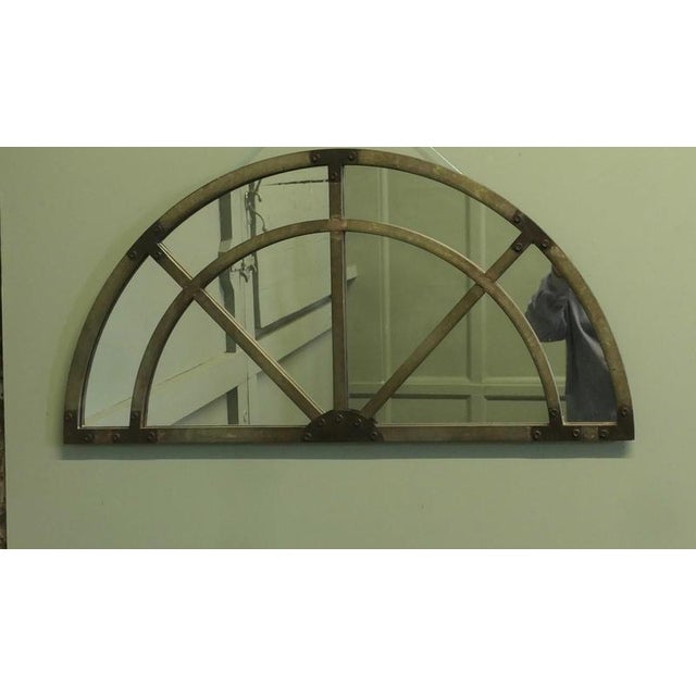 Industrial Style Arch Top Window Mirror. This is an attractive stand alone, the Iron Window Frame Mirror it is divided...