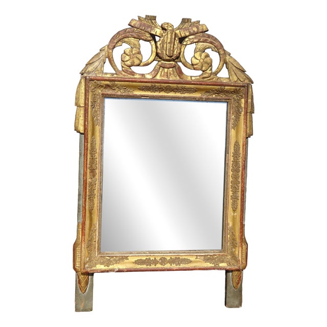 Antique Louis XVI Style Mirror, 1800s For Sale