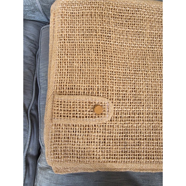 Vintage Rattan Placemats With Napkins - Set of 8 For Sale - Image 12 of 12