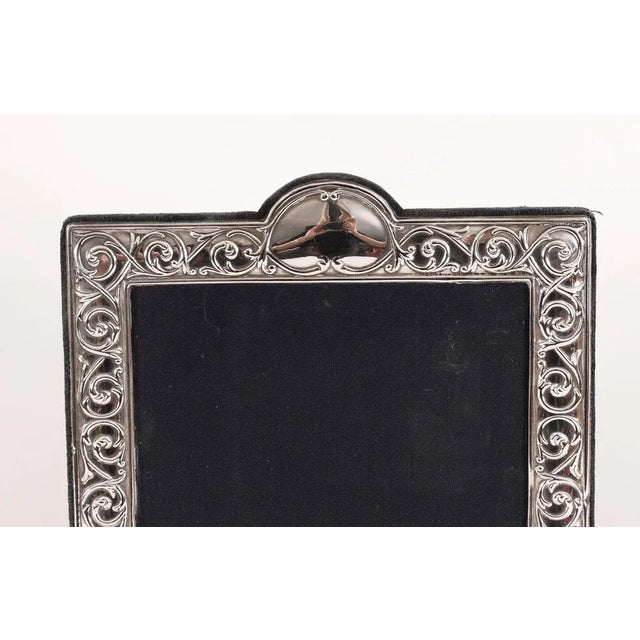 Vintage Sterling Silver Photo Frame from RC Sheffield, 1995 For Sale - Image 3 of 9