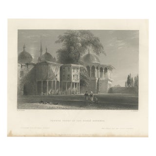 After W. H. Bartlett, Topkapi Palace Fourth Court, Istanbul, 1838, Engraving For Sale