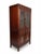 Vintage Chinese Cabinet With White Floral Inlay & Mirrored Doors – Statement Piece For Sale In Los Angeles - Image 6 of 9