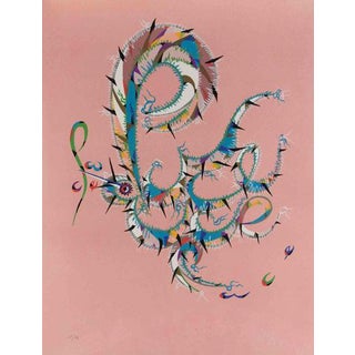 Rafael Alberti, Letter P, 1972, Lithograph For Sale
