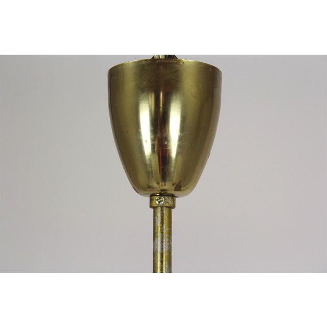 Mid-Century Steel & Glass Pendant Lamp, 1960s For Sale - Image 10 of 16