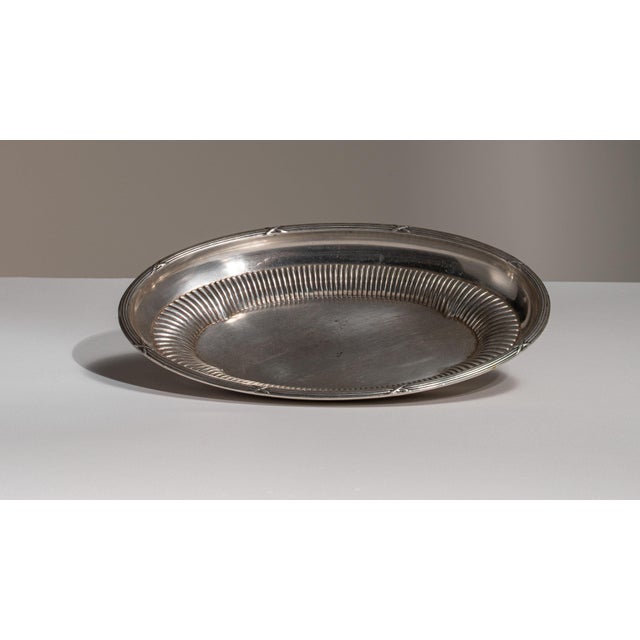 Early 20th Century France Gray Silver Platter For Sale - Image 4 of 15