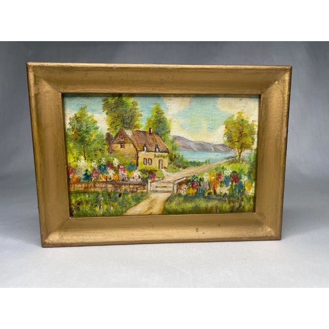 English English Traditiona Impressionist Landscape Framed Original Oil Painting For Sale - Image 3 of 12