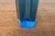 Vintage Blue Art Glass Block Vase, 1970s For Sale - Image 5 of 18