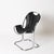 Bauhaus Black Leather and Chrome Cantilever Chair by Giandomenico Belotti, Italy, 1960s For Sale - Image 11 of 13