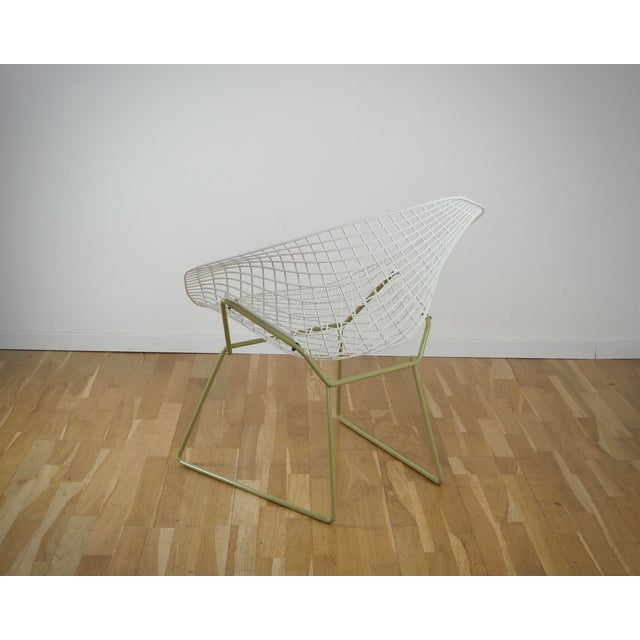Metal Diamond Chairs by Harry Bertoia for Knoll International, 1980s, Set of 2 For Sale - Image 7 of 17