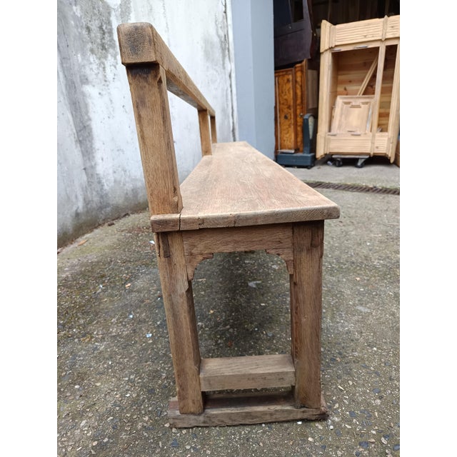 Church Bench in Oak For Sale - Image 17 of 18
