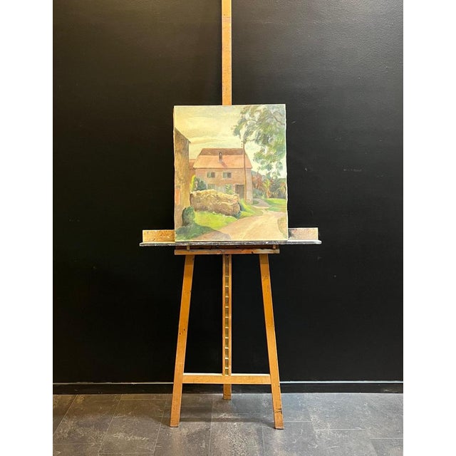 Fernand Blondin, Country House, Oil on Canvas For Sale - Image 8 of 11