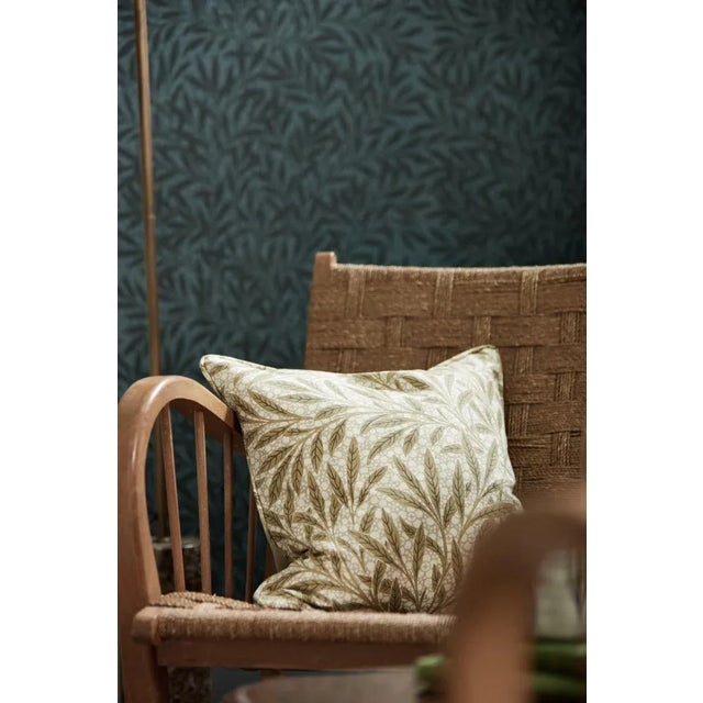 English Morris & Co Emerys Willow Fabric in Citrus Stone For Sale - Image 3 of 5