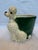 1940s Porcelain White Poodle Large Planter For Sale In Los Angeles - Image 6 of 9