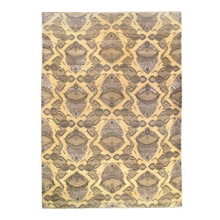 Pasargaad DC Fine Hand Knotted Ikat Rug For Sale