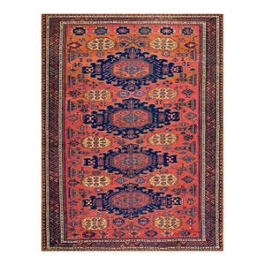 Late 19th Century Caucasian Sumak Flat-Weave ( 7'7" x 9'9" - 230 x 297 cm )