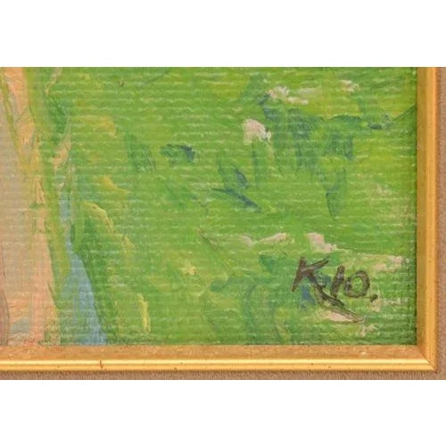 Second half of 20th century. Yuriy Kochnev, Russia. Cardboard, oil. 48x39 cm