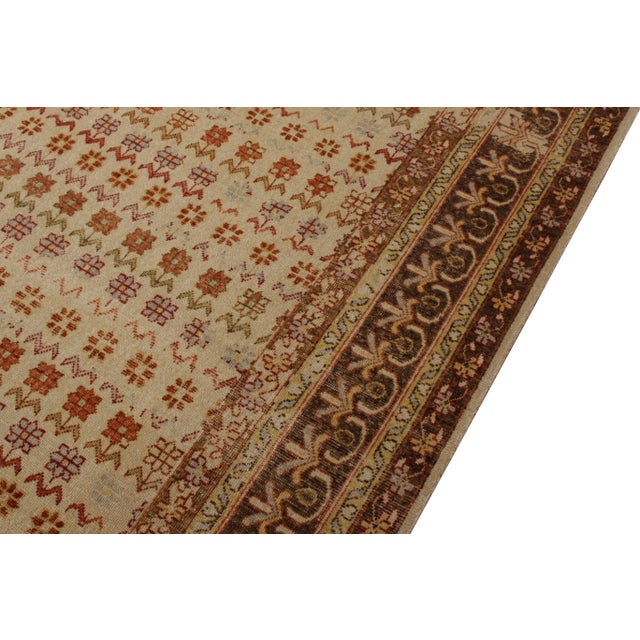 Rug & Kilim’s Oversized Daisy Rug in Cream and Orange, 12x16 For Sale In New York - Image 6 of 8