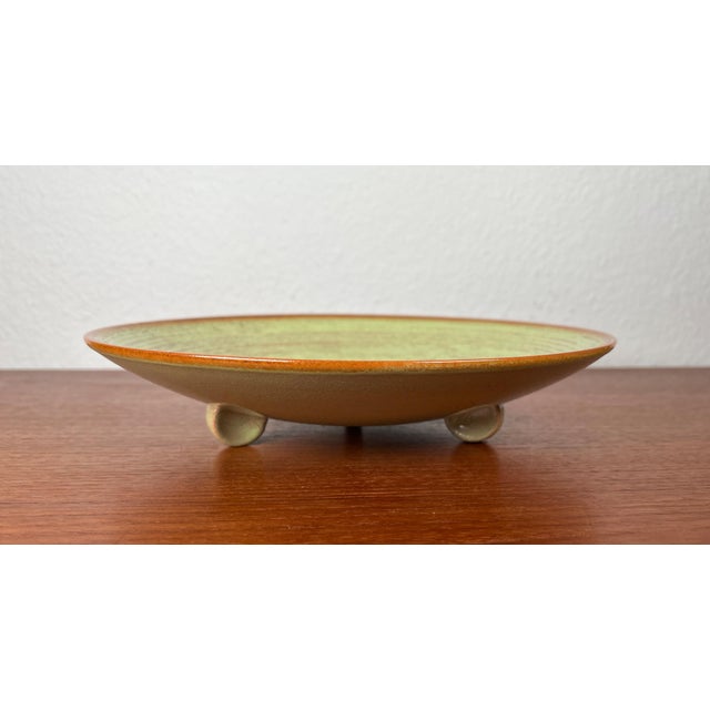 Mid-Century German Tripod Ceramic Bowl from Wächtersbach, 1960s For Sale - Image 18 of 18
