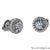 Metal 18k (750) White Gold - VVS Natural Diamond Stud Earring - Set of 2 For Sale - Image 7 of 9