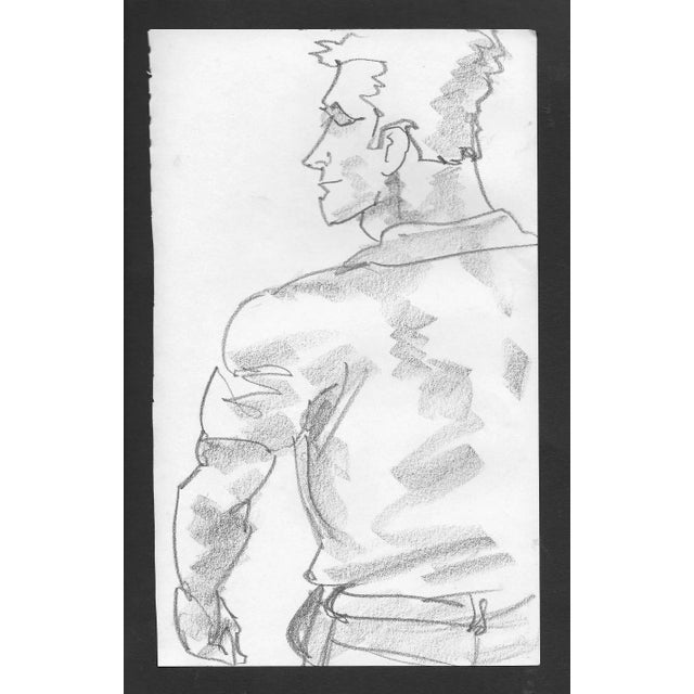 From a sketchbook of similar drawings, many of the same subject. Combined shipping available, please inquire.