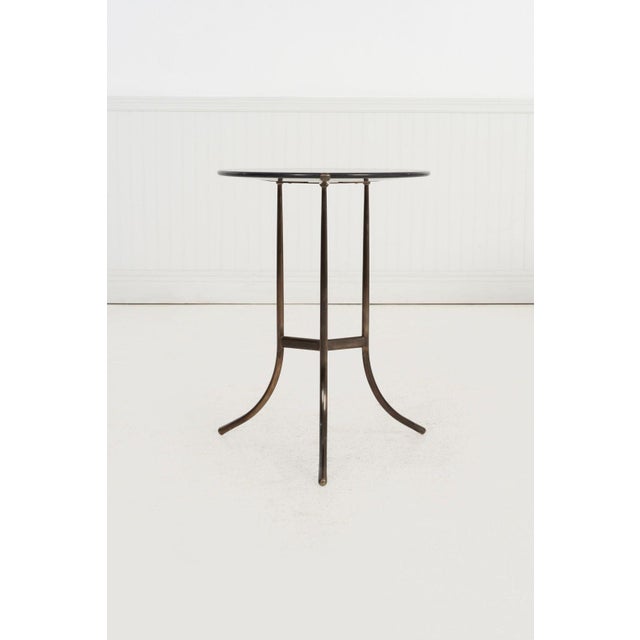 Mid-Century Modern Set of Three Cedric Hartman Bronze & Black Granite Side Tables,1970s For Sale - Image 3 of 16