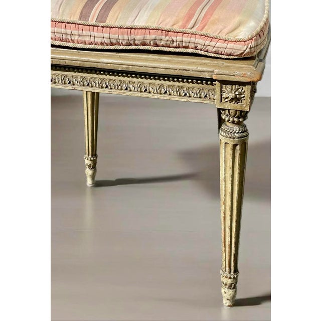 Maison Jansen Style Louis XVI Painted Dining Chairs- Set of 8 For Sale - Image 9 of 12