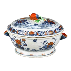 Chinese Export Porcelain Imari Tureen and Cover
