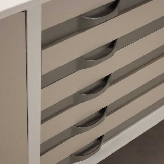 White Prisma Collection Sideboard, 1960s For Sale - Image 8 of 14