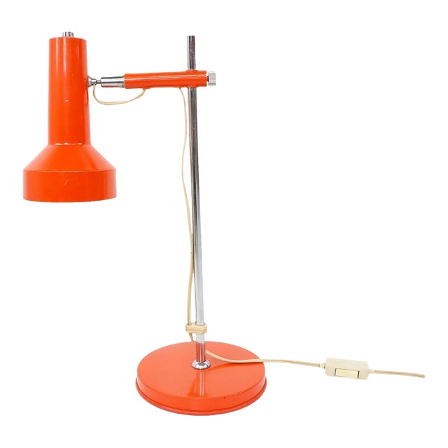 1970s Metal Desk Lamp For Sale
