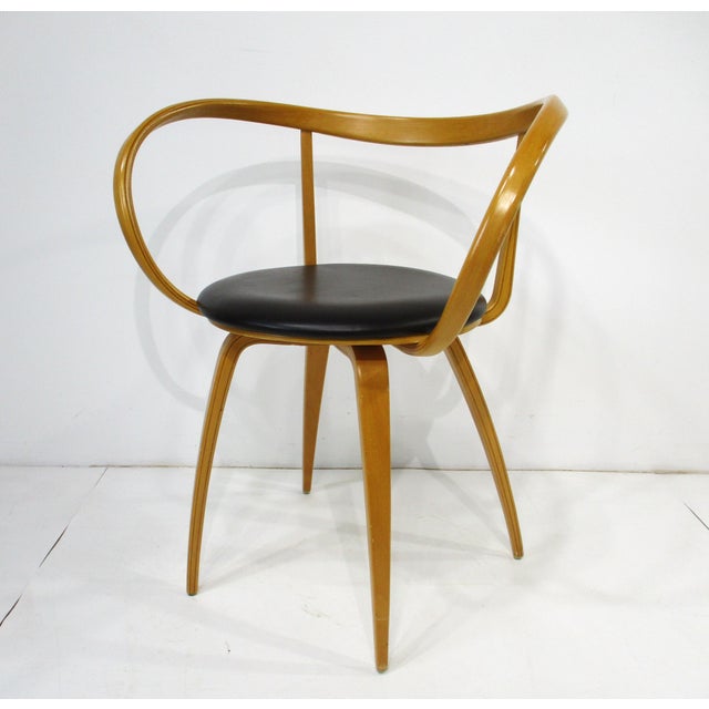 Wood George Nelson Pretzel Armchair #5890 for Icf Italy For Sale - Image 7 of 15