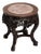 Chinese Carved Pedestal Table with Marble Top, Antique, China, Late 19th Century For Sale