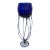 Jellyfish Pedestal Bowl by Jozefina, Krosno Glass, Polish Art Glass 29in Tall For Sale